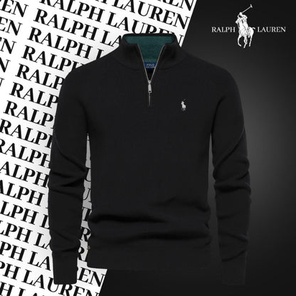 RL Zipped Collar Sweater (CLEARANCE) + FREE Gift