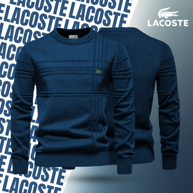 Buy 1, Get 1 Free - LC Textured Crew Neck Sweater + FREE Cap