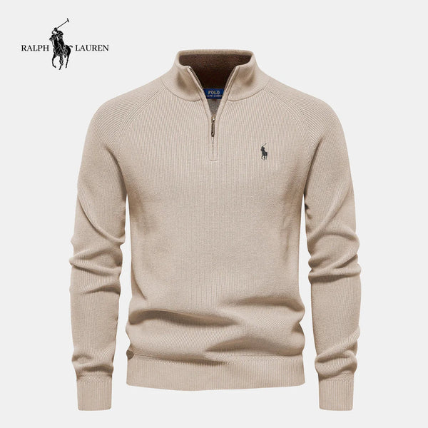 Raⅼрh Ⅼɑυren - Men’s Half-Zip Sweater Premium Knit