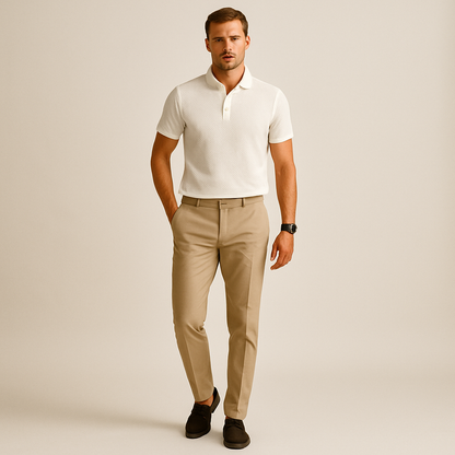 Ultra Fresh Silk Ice Polo Shirt (2-Pack + Free Watch)