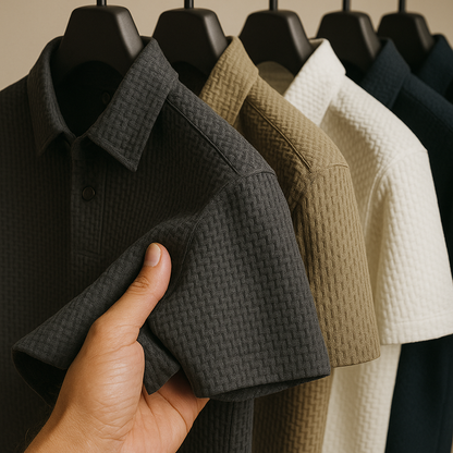 Ultra Fresh Silk Ice Polo Shirt (2-Pack + Free Watch)