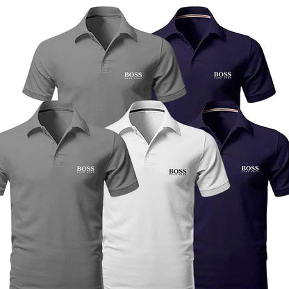 [BUY 3, GET 5] Kit 5 Polo Boss Essential