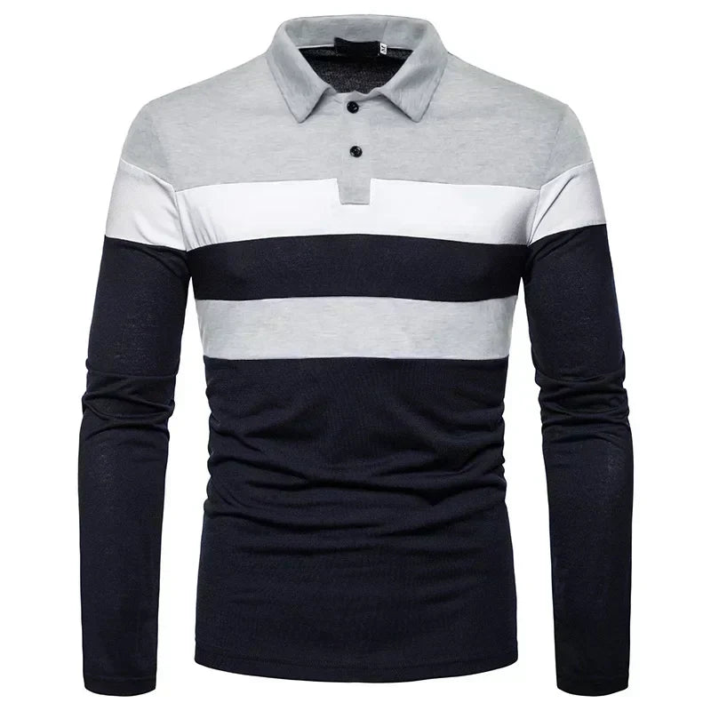 Men's Long Sleeve Polo Shirt Slingint Verno