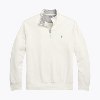 RL Luxury Jersey Quarter-Zip Pullover