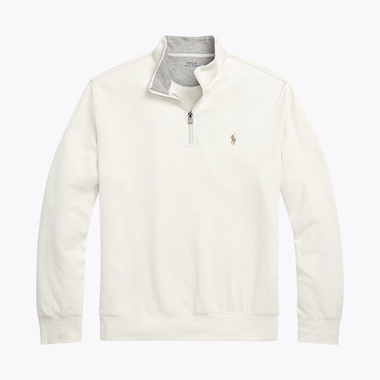 RL Luxury Jersey Quarter-Zip Pullover