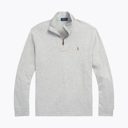 RL Estate-Rib Quarter-Zip Pullover