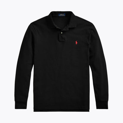 [Buy 1 Get 1 Free] RL Mesh Long-Sleeve Polo Shirt