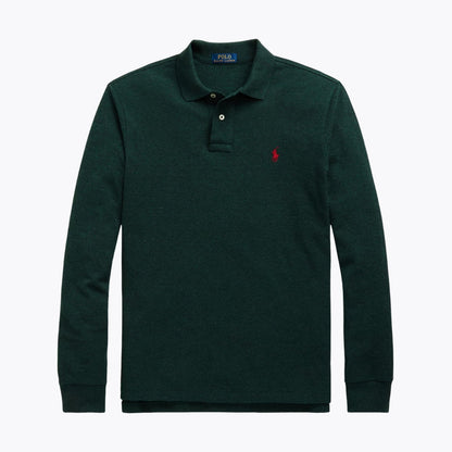 RL Mesh Long-Sleeve Polo Shirt