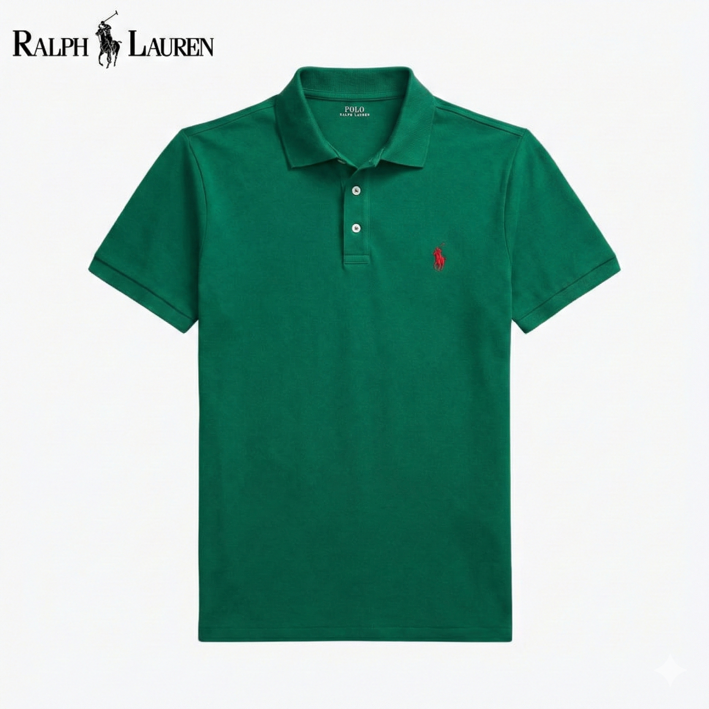 RL Custom Slim Fit Stretch Mesh Polo Shirt