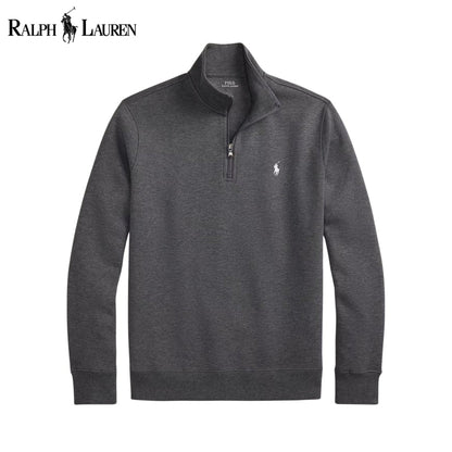 RL Double-Knit Mockneck Pullover