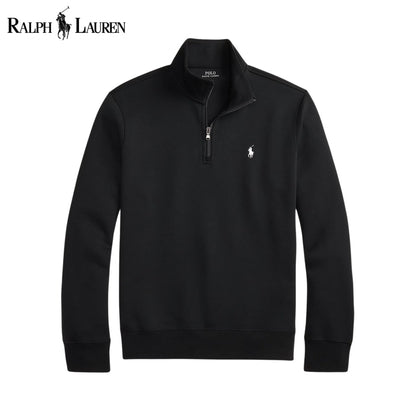RL Double-Knit Mockneck Pullover