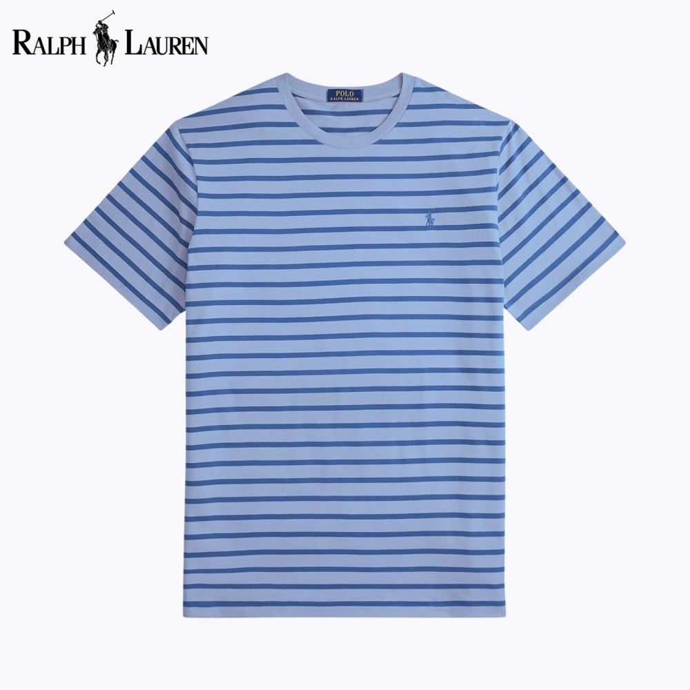 RL Striped Jersey Crewneck T-Shirt