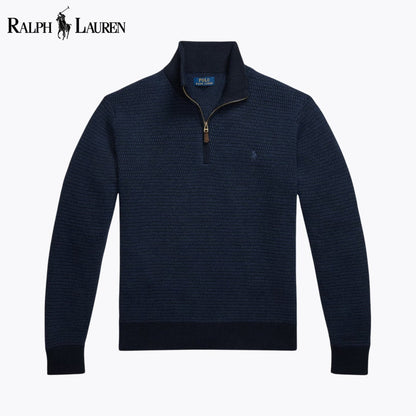 RL Washable Wool Quarter-Zip Sweater