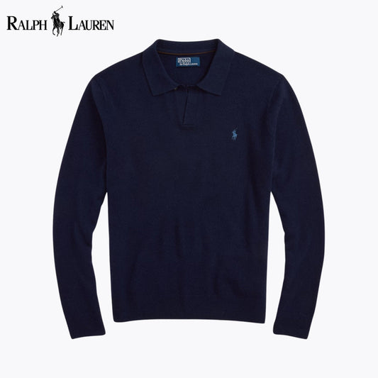 RL Wool Johnny-Collar Sweater