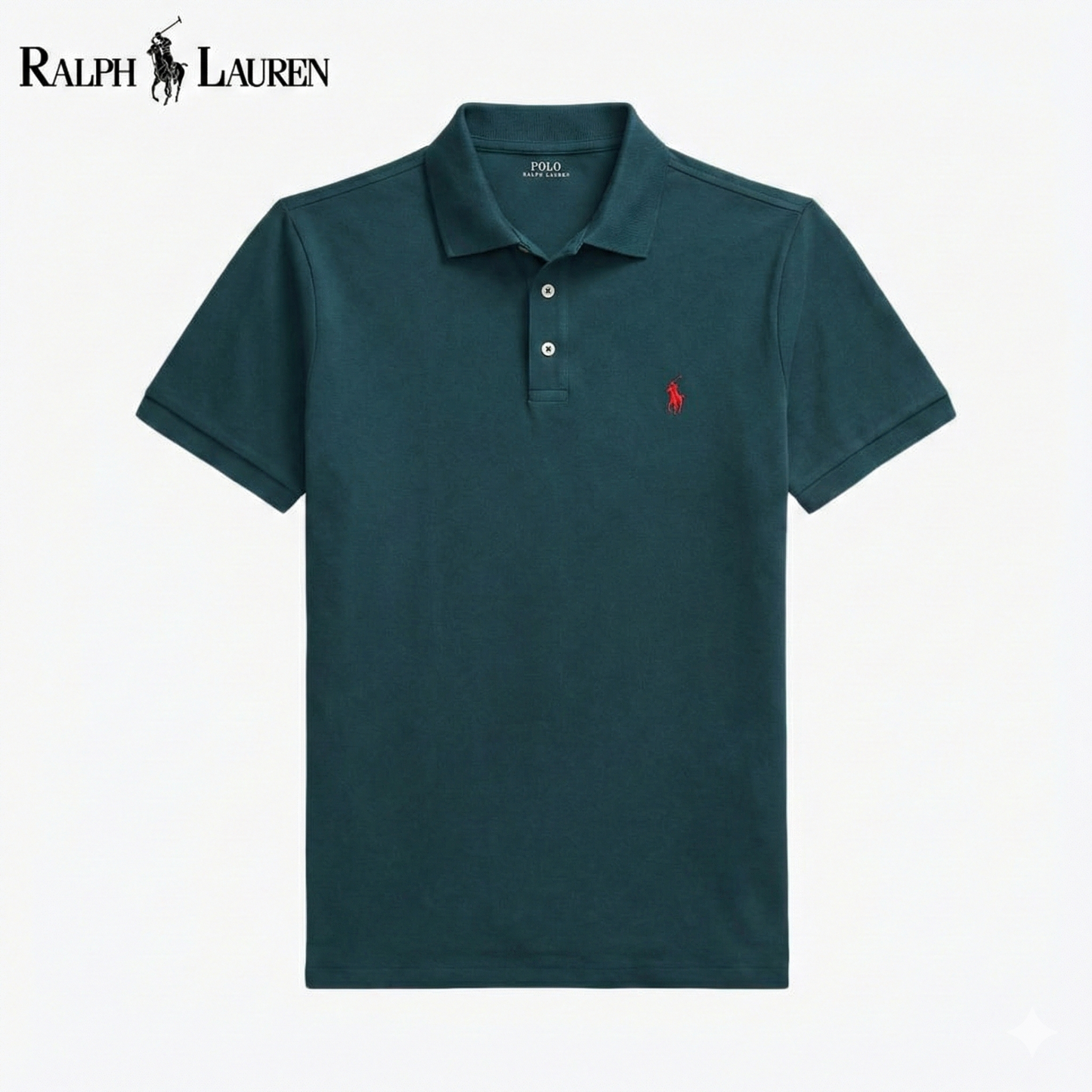 RL Custom Slim Fit Stretch Mesh Polo Shirt